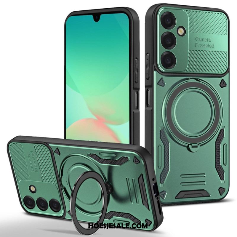 Hoesje Samsung Galaxy S26 Plus Schokbestendige Magnetische Houder Met Standaard Bescherming Hoesje