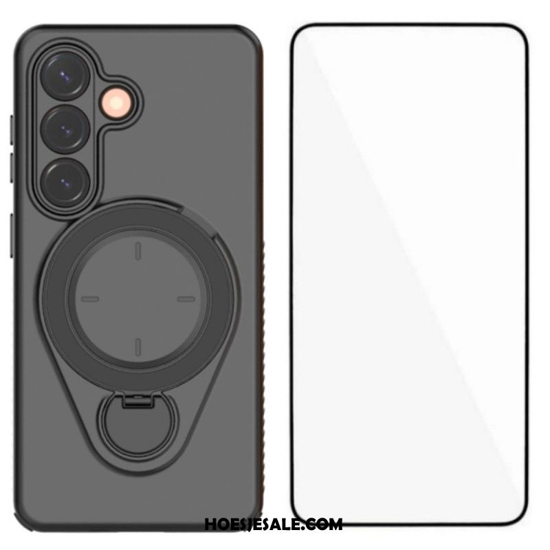 Hoesje Samsung Galaxy S26 Robuust Met Gehard Glazen Schermbeschermer