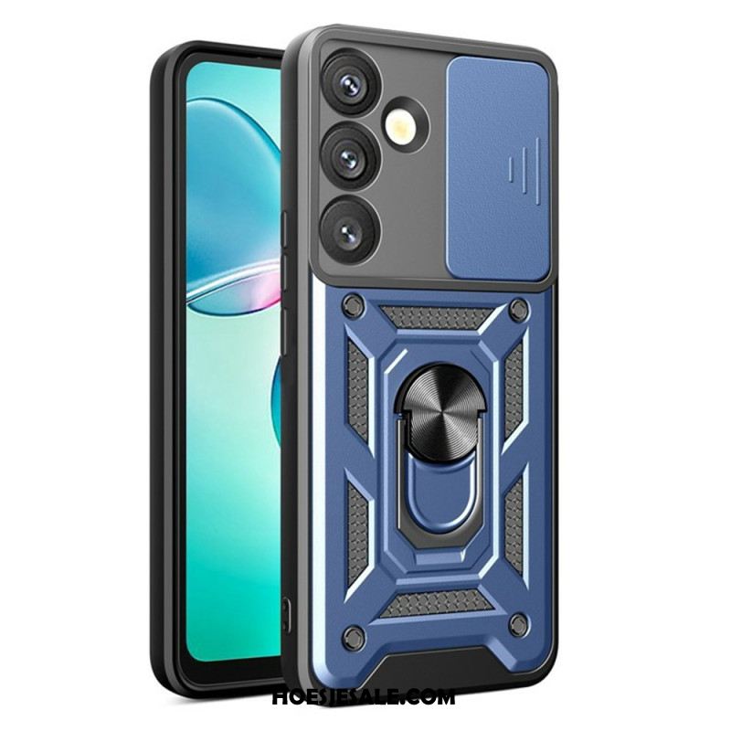 Hoesje Samsung Galaxy S26 Schuifbare Camerahoes En Geïntegreerde Standaard