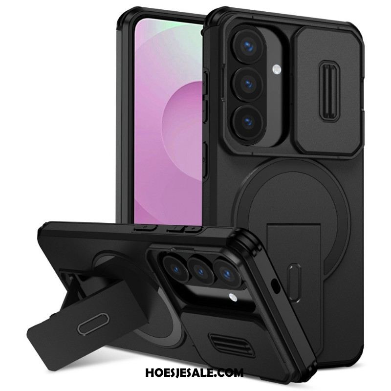 Hoesje Samsung Galaxy S26 Schuifbare Magnetische Standaard En Cameracover Bescherming Hoesje