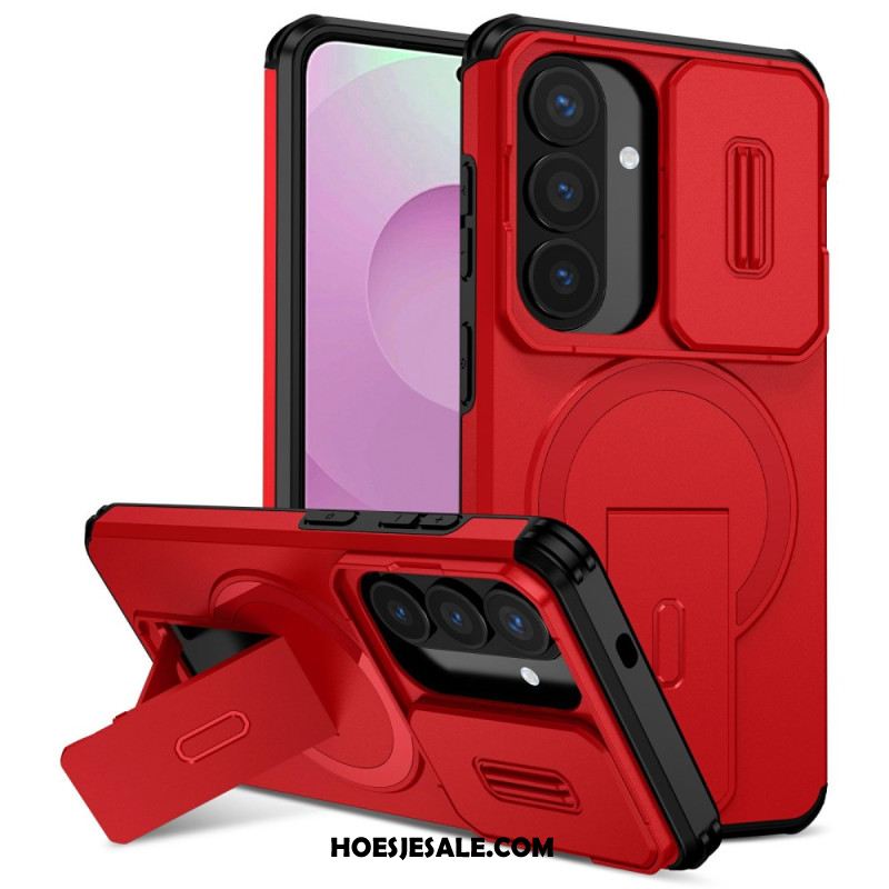 Hoesje Samsung Galaxy S26 Schuifbare Magnetische Standaard En Cameracover Bescherming Hoesje