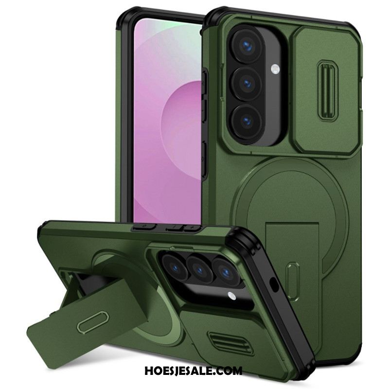 Hoesje Samsung Galaxy S26 Schuifbare Magnetische Standaard En Cameracover Bescherming Hoesje