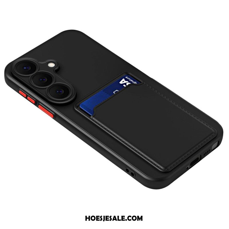 Hoesje Samsung Galaxy S26 Siliconen Met Kaarthouder Bescherming Hoesje