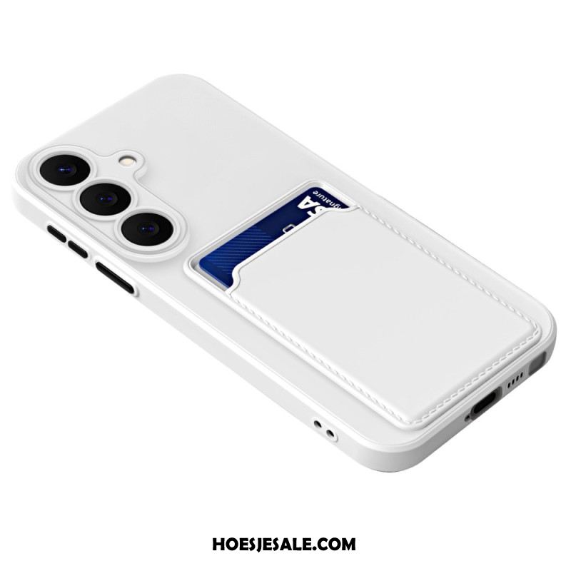 Hoesje Samsung Galaxy S26 Siliconen Met Kaarthouder Bescherming Hoesje