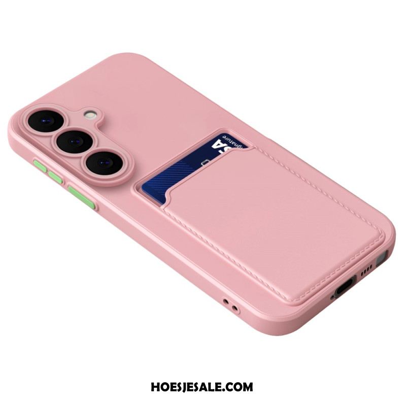 Hoesje Samsung Galaxy S26 Siliconen Met Kaarthouder Bescherming Hoesje