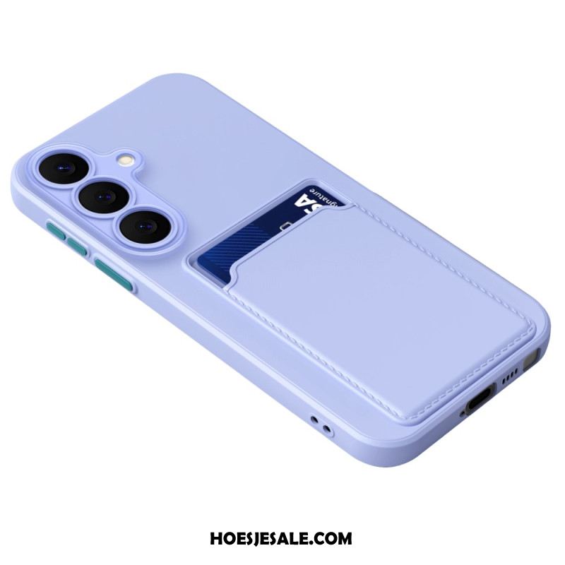 Hoesje Samsung Galaxy S26 Siliconen Met Kaarthouder Bescherming Hoesje
