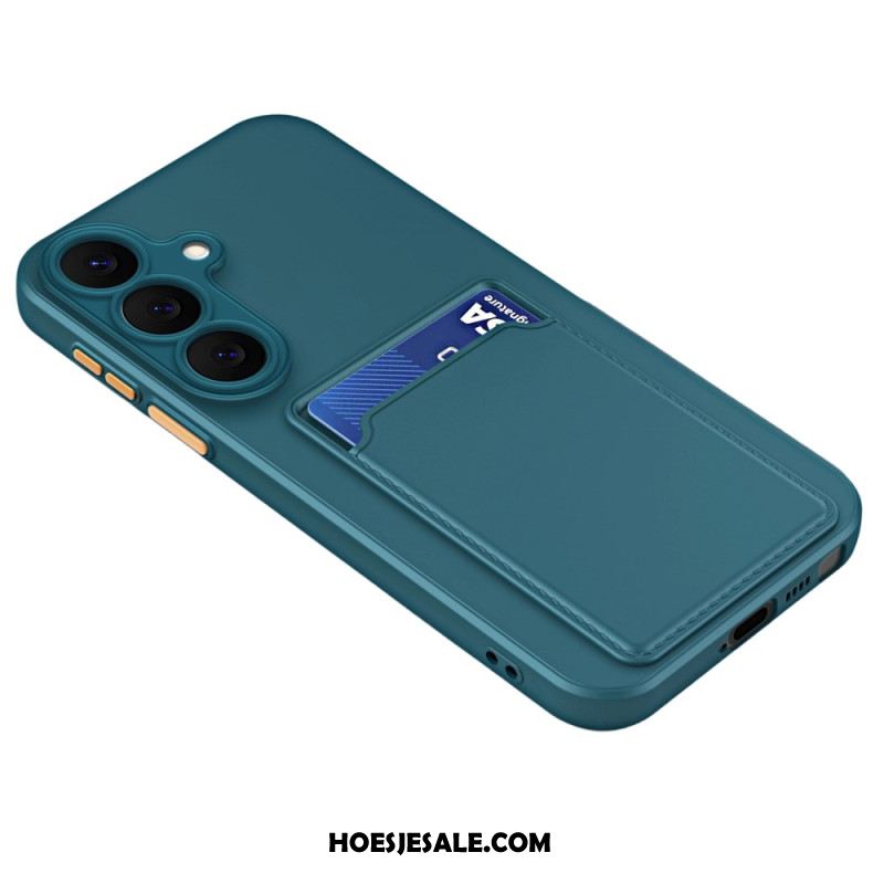 Hoesje Samsung Galaxy S26 Siliconen Met Kaarthouder Bescherming Hoesje
