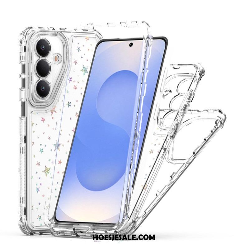 Hoesje Samsung Galaxy S26 Transparant Met Holografische Folie