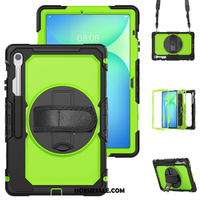 Hoesje Samsung Galaxy Tab S10 Fe Plus Ultra-resistent Met Schouderband Bescherming Hoesje