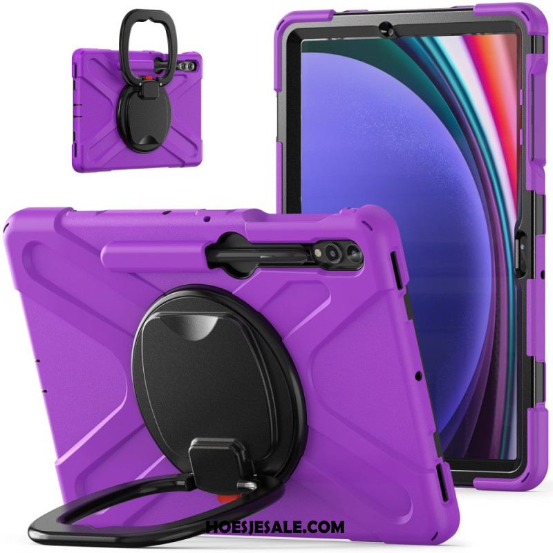 Hoesje Samsung Galaxy Tab S10 Plus Multifunctionele Draaibare Standaard En Handgreep