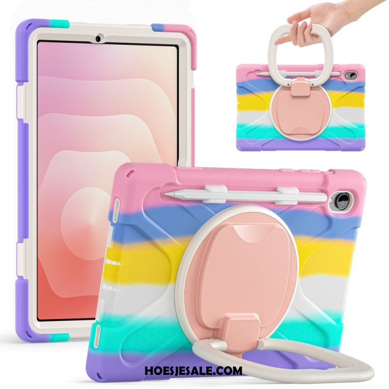 Hoesje Samsung Galaxy Tab S11 Drievoudige Bescherming Met Ringhouder Bescherming Hoesje