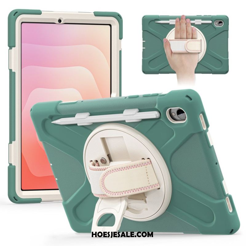 Hoesje Samsung Galaxy Tab S11 Ultra Duurzaam Met Stylushouder En Schouderriem Band