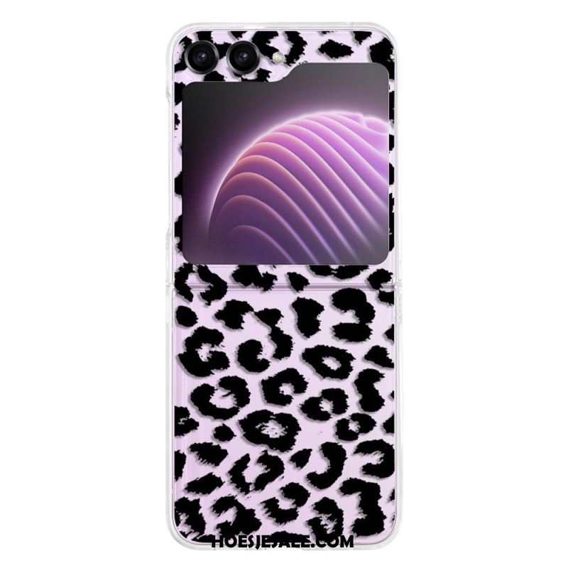 Hoesje Samsung Galaxy Z Flip 5 Transparante Vingerafdrukken Bescherming Hoesje