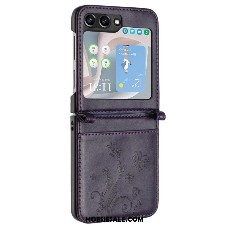 Hoesje Samsung Galaxy Z Flip 6 Vlinders En Bloemen