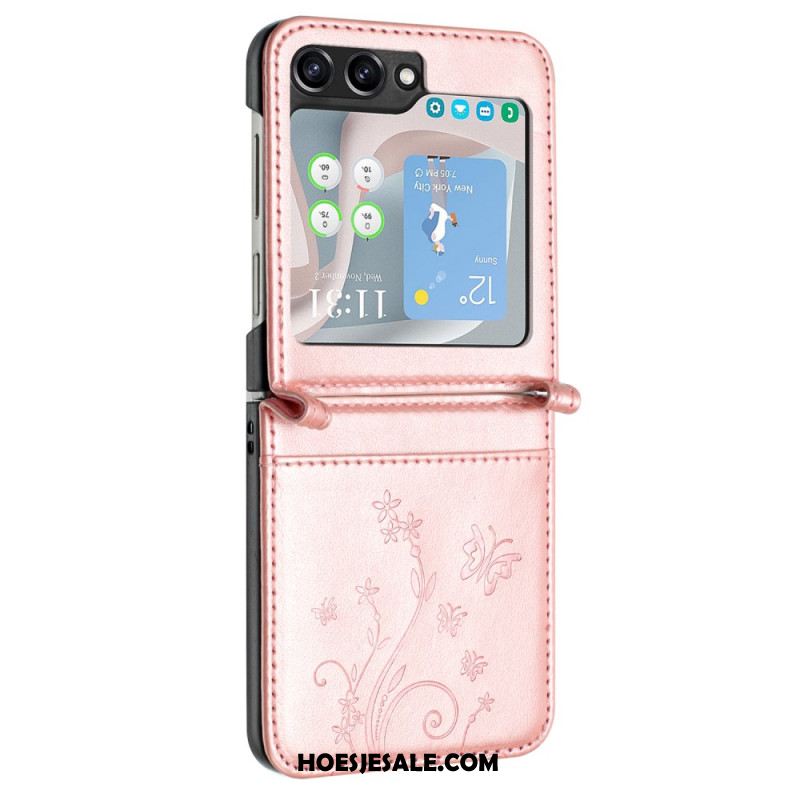 Hoesje Samsung Galaxy Z Flip 6 Vlinders En Bloemen