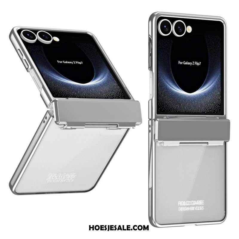 Hoesje Samsung Galaxy Z Flip 7 Anti-vingerafdruk Metallic Design Bescherming Hoesje