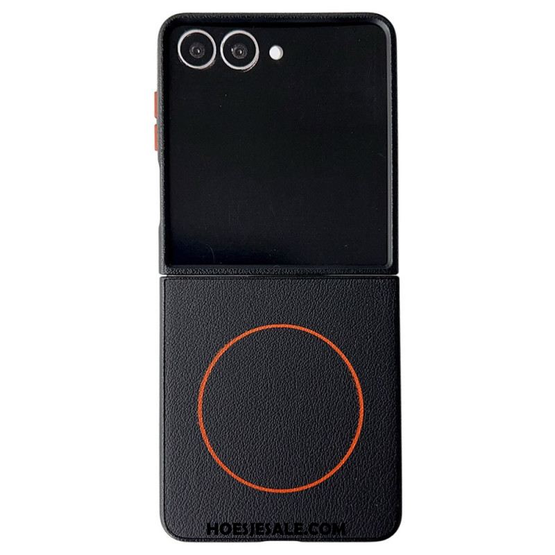 Hoesje Samsung Galaxy Z Flip 7 Compatibel Met Magsafe Orange Ring