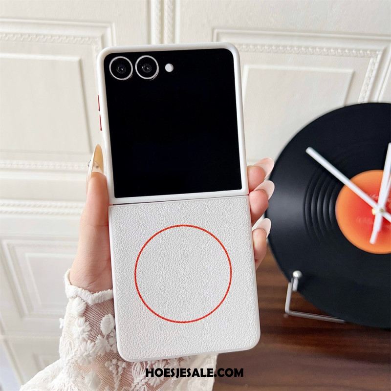 Hoesje Samsung Galaxy Z Flip 7 Compatibel Met Magsafe Orange Ring