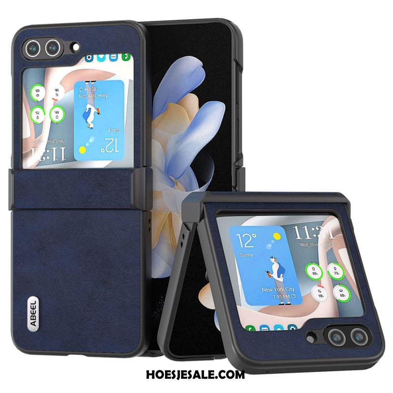 Hoesje Samsung Galaxy Z Flip 7 Fe Abeel Vintage Leren Stijl