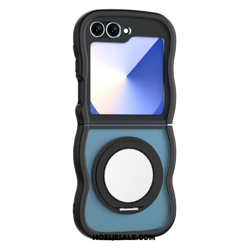 Hoesje Samsung Galaxy Z Flip 7 Fe Draaibare Standaard En Ingebouwde Spiegel Bescherming Hoesje