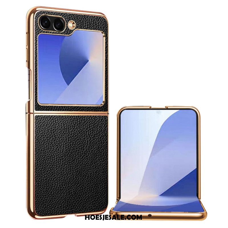 Hoesje Samsung Galaxy Z Flip 7 Fe Echt Leer