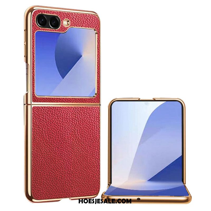 Hoesje Samsung Galaxy Z Flip 7 Fe Echt Leer