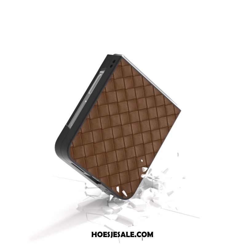 Hoesje Samsung Galaxy Z Flip 7 Fe Geweven Textuur