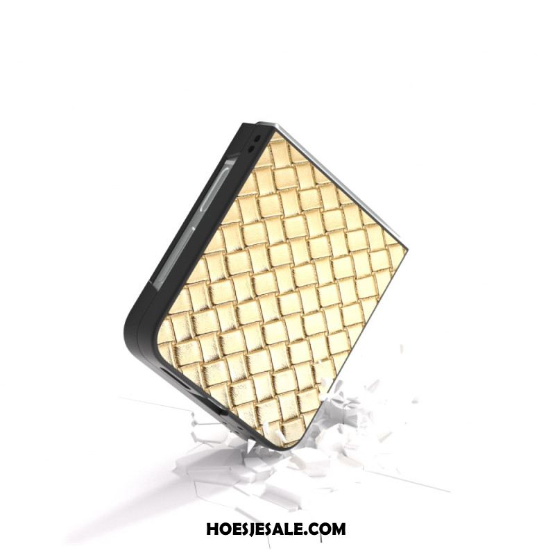 Hoesje Samsung Galaxy Z Flip 7 Fe Geweven Textuur