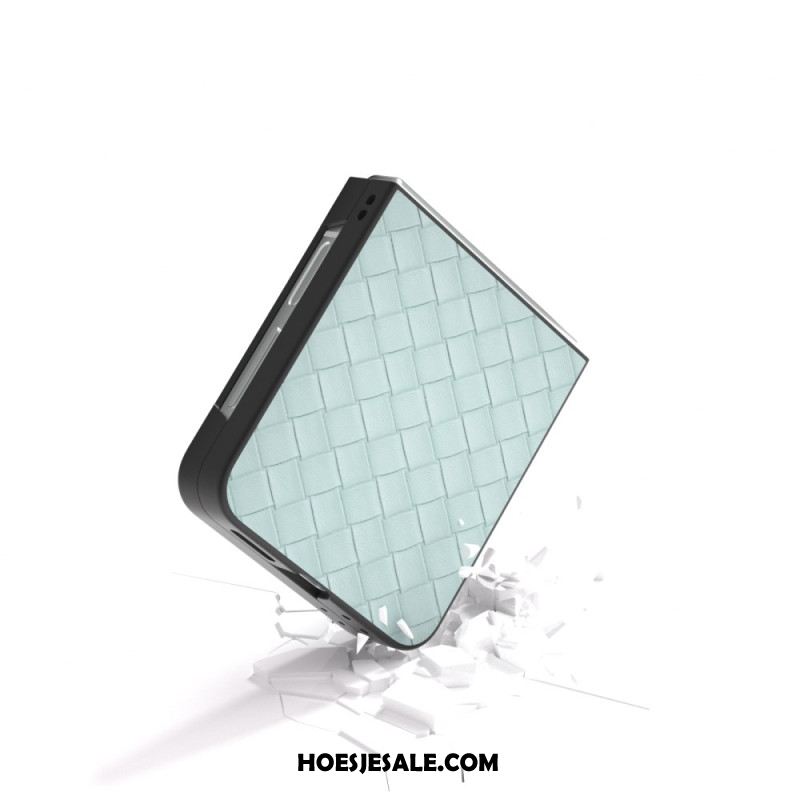 Hoesje Samsung Galaxy Z Flip 7 Fe Geweven Textuur