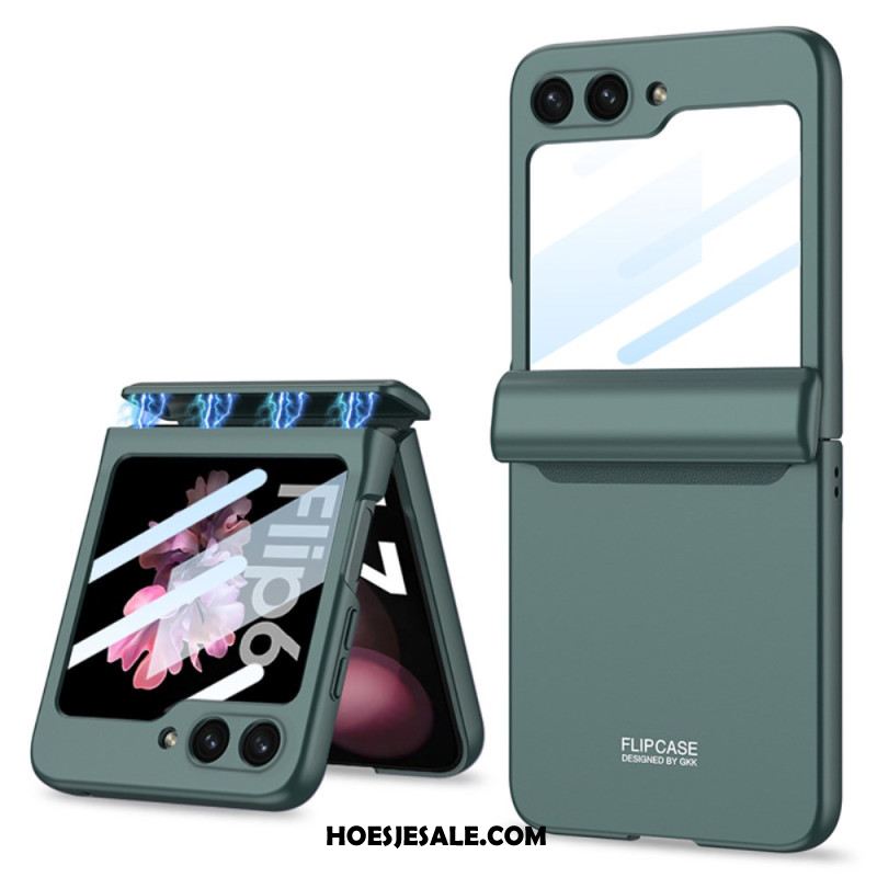 Hoesje Samsung Galaxy Z Flip 7 Fe Gkk Magnetisch Scharnier En Kleine Schermbeschermer Bescherming Hoesje