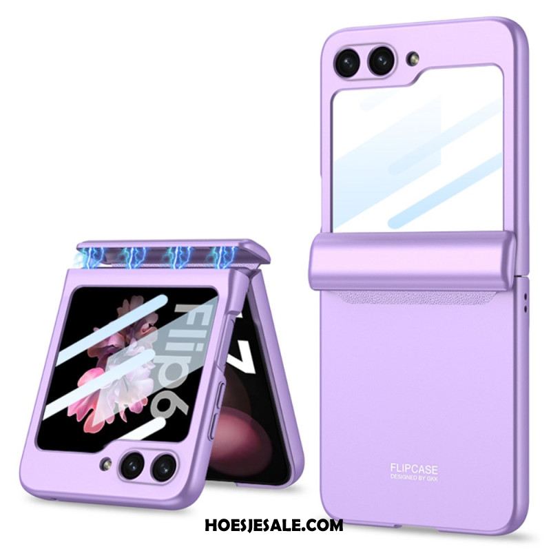 Hoesje Samsung Galaxy Z Flip 7 Fe Gkk Magnetisch Scharnier En Kleine Schermbeschermer Bescherming Hoesje