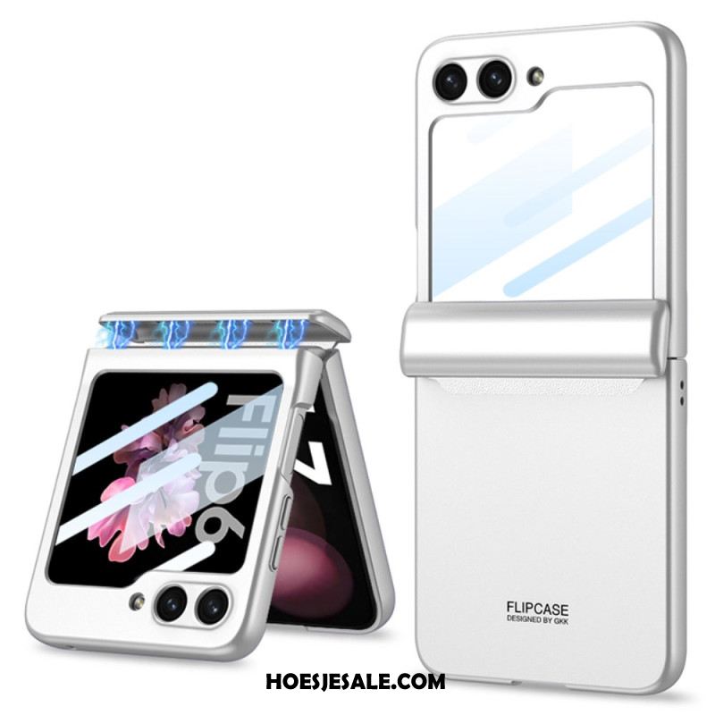 Hoesje Samsung Galaxy Z Flip 7 Fe Gkk Magnetisch Scharnier En Kleine Schermbeschermer Bescherming Hoesje