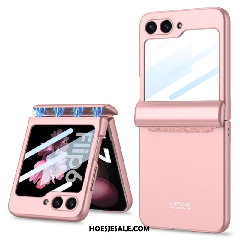 Hoesje Samsung Galaxy Z Flip 7 Fe Gkk Magnetisch Scharnier En Kleine Schermbeschermer Bescherming Hoesje