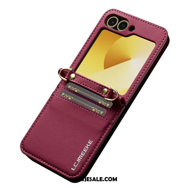 Hoesje Samsung Galaxy Z Flip 7 Fe Kaarthouder En Lange Riem