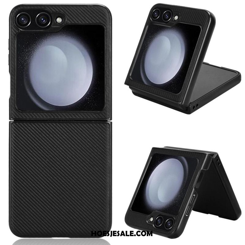 Hoesje Samsung Galaxy Z Flip 7 Fe Koolstofvezeltextuur