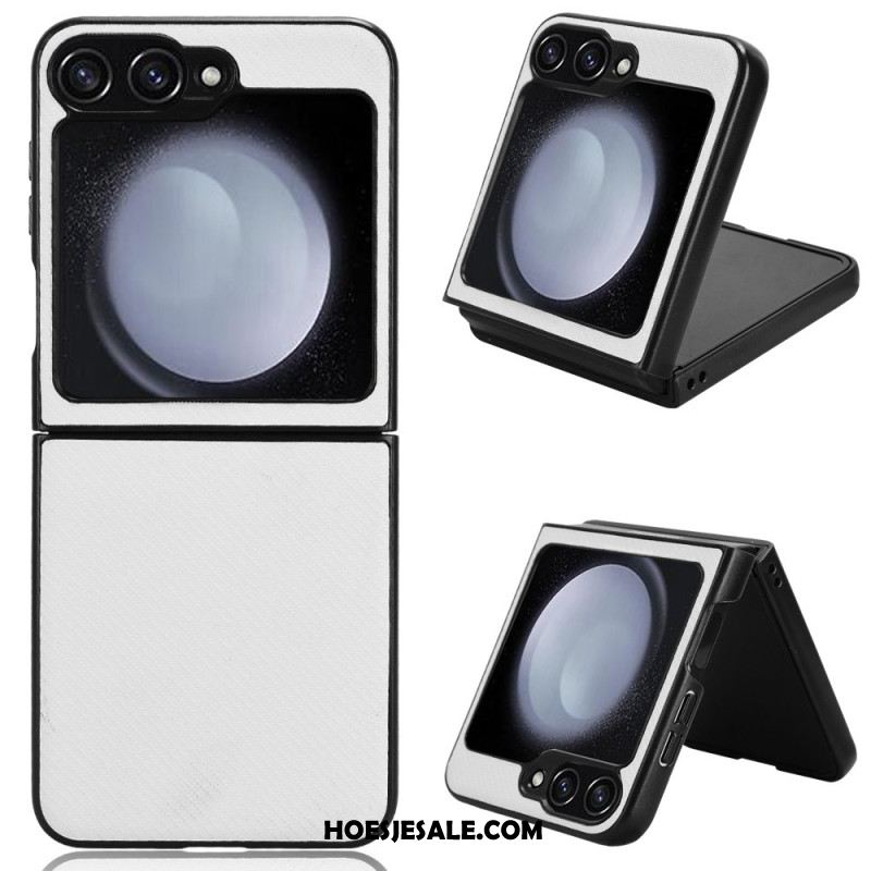Hoesje Samsung Galaxy Z Flip 7 Fe Koolstofvezeltextuur