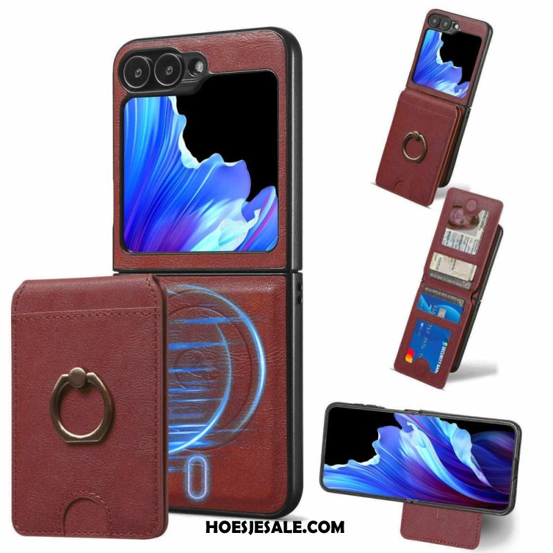 Hoesje Samsung Galaxy Z Flip 7 Fe Magnetisch Met Afneembare Kaarthouder