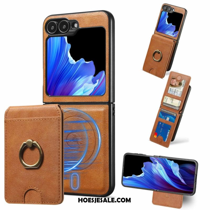 Hoesje Samsung Galaxy Z Flip 7 Fe Magnetisch Met Afneembare Kaarthouder