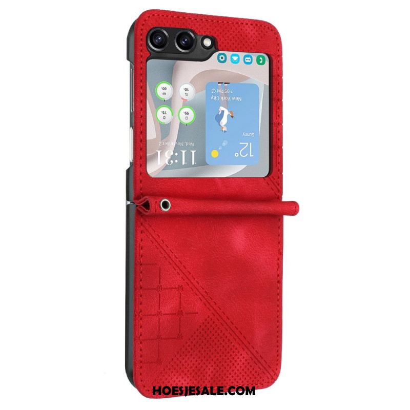 Hoesje Samsung Galaxy Z Flip 7 Fe Portemonnee Met Patroon Bescherming Hoesje