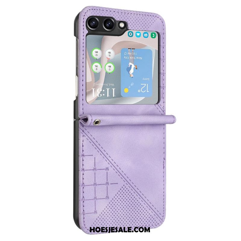 Hoesje Samsung Galaxy Z Flip 7 Fe Portemonnee Met Patroon Bescherming Hoesje