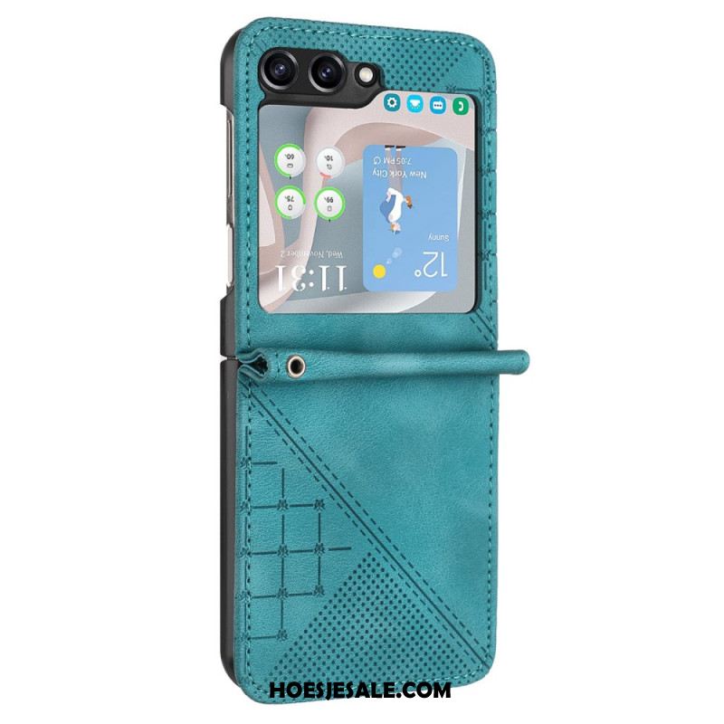 Hoesje Samsung Galaxy Z Flip 7 Fe Portemonnee Met Patroon Bescherming Hoesje
