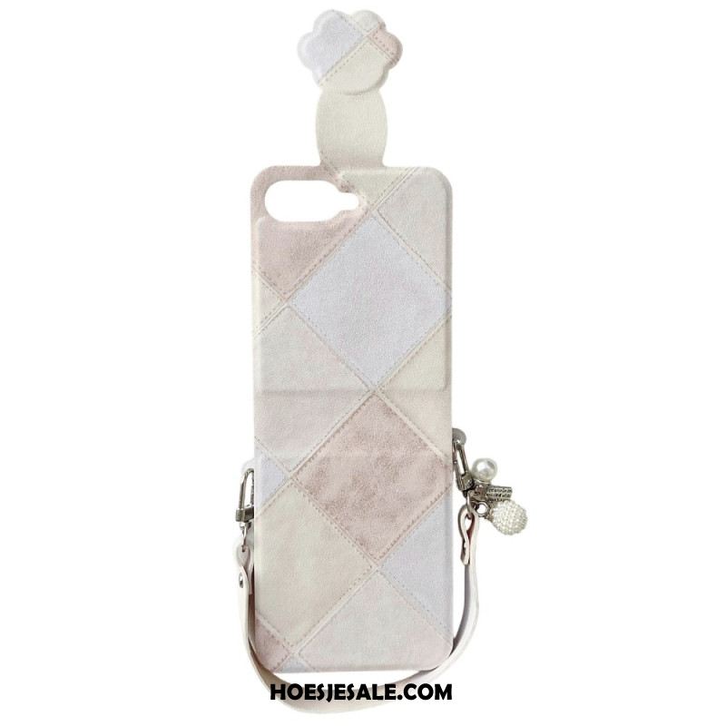 Hoesje Samsung Galaxy Z Flip 7 Fe Retro Met Kattenpootsluiting