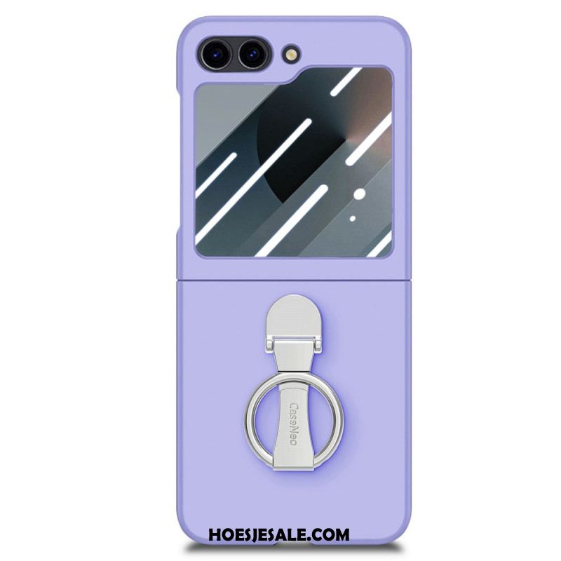 Hoesje Samsung Galaxy Z Flip 7 Fe Ringhouder En Schermbeschermer Voor De Achterkant Bescherming Hoesje