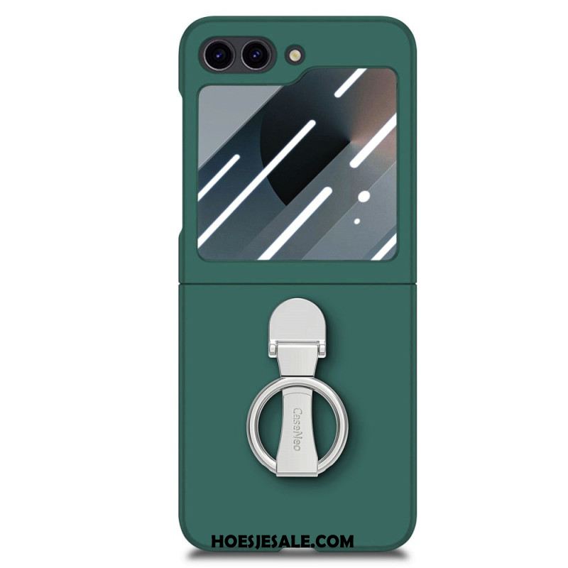 Hoesje Samsung Galaxy Z Flip 7 Fe Ringhouder En Schermbeschermer Voor De Achterkant Bescherming Hoesje