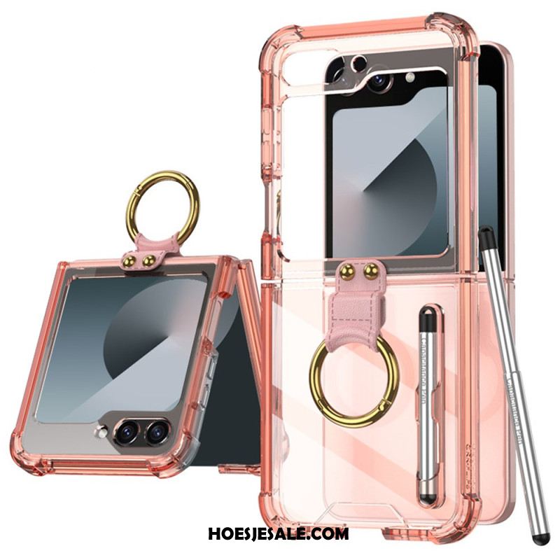 Hoesje Samsung Galaxy Z Flip 7 Fe Ringhouder En Stylus