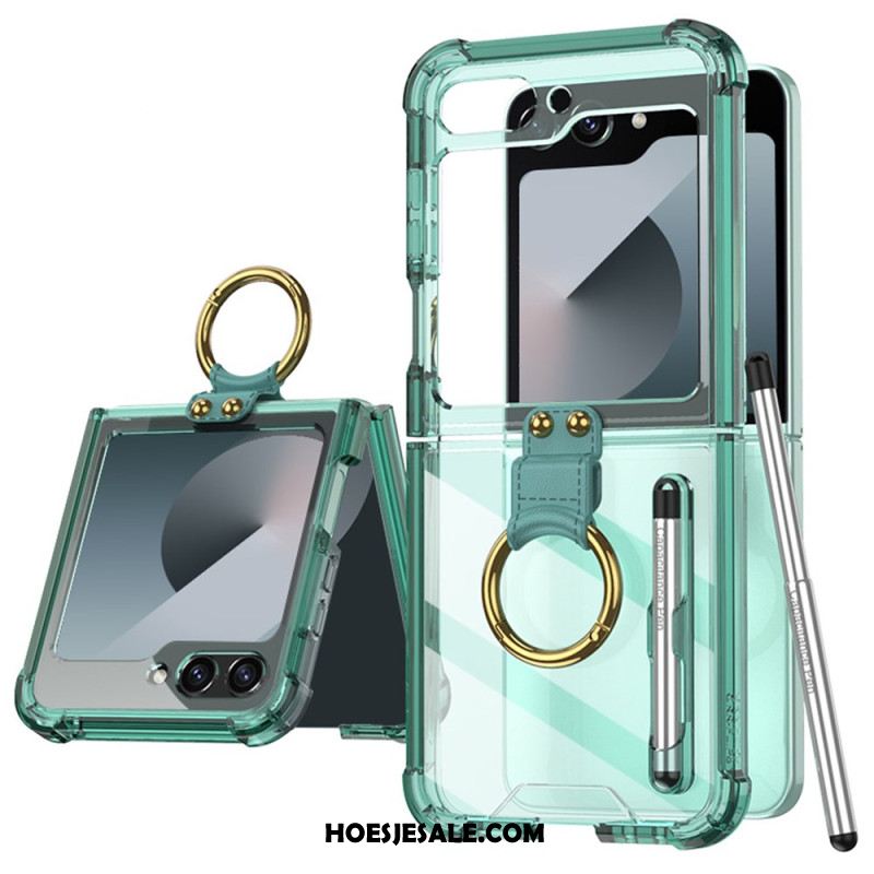 Hoesje Samsung Galaxy Z Flip 7 Fe Ringhouder En Stylus