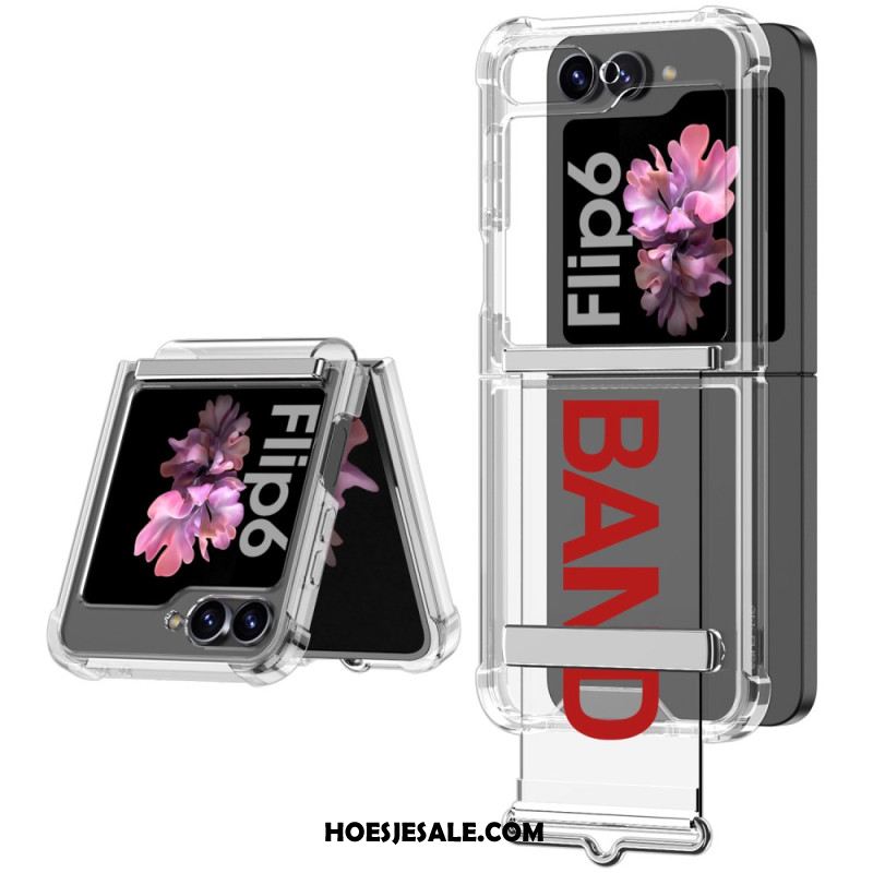 Hoesje Samsung Galaxy Z Flip 7 Fe Transparante Band
