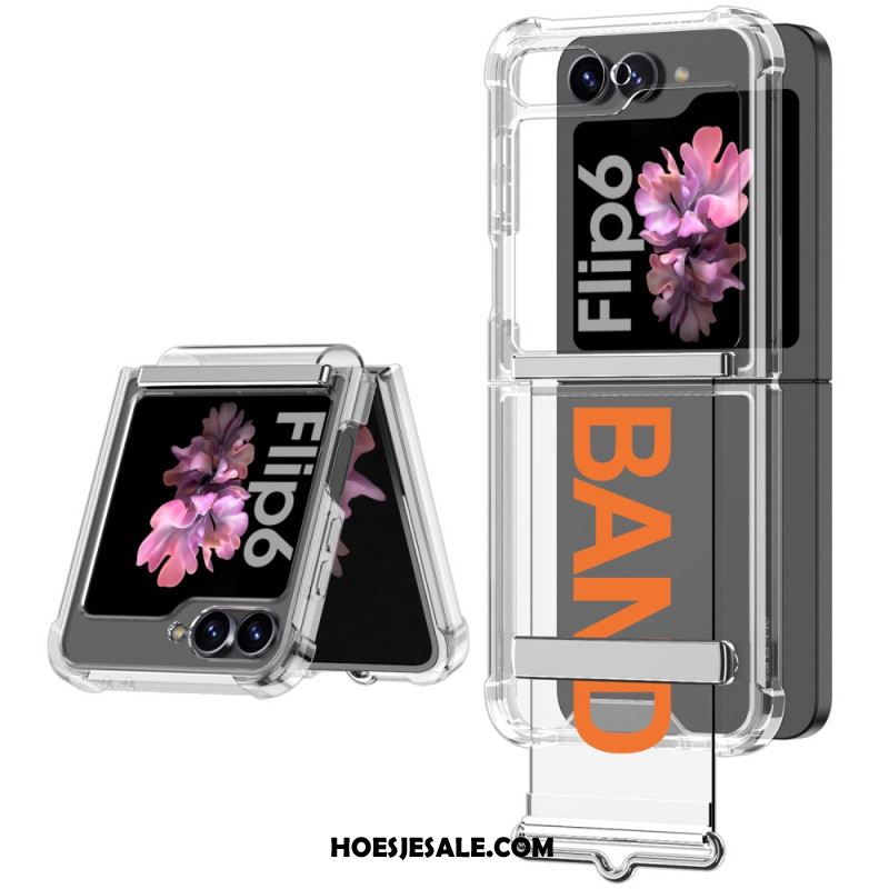 Hoesje Samsung Galaxy Z Flip 7 Fe Transparante Band