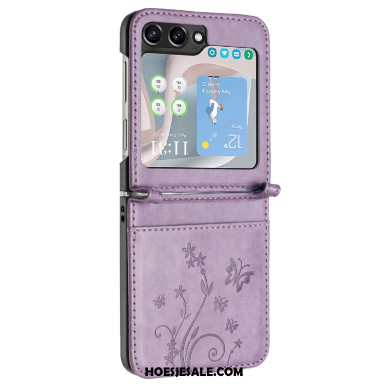 Hoesje Samsung Galaxy Z Flip 7 Fe Vlinders En Bloemen
