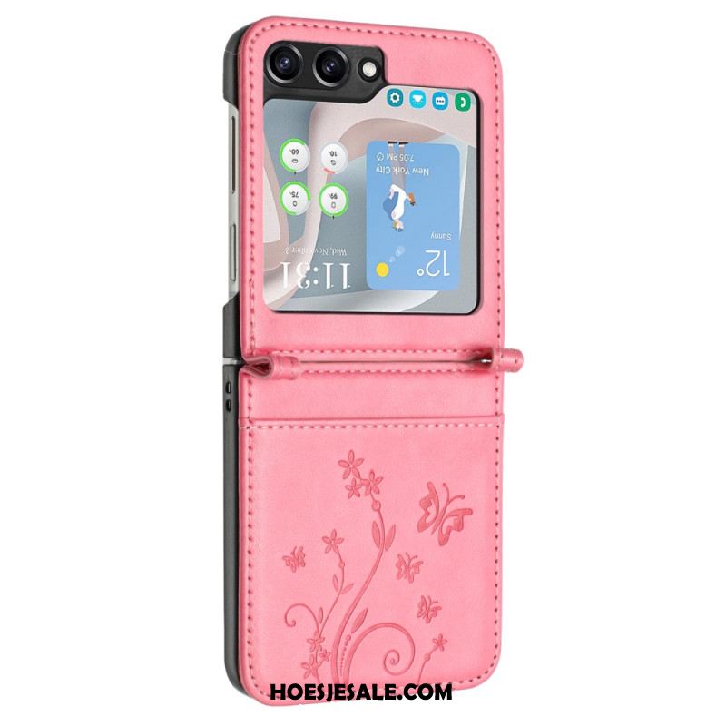 Hoesje Samsung Galaxy Z Flip 7 Fe Vlinders En Bloemen